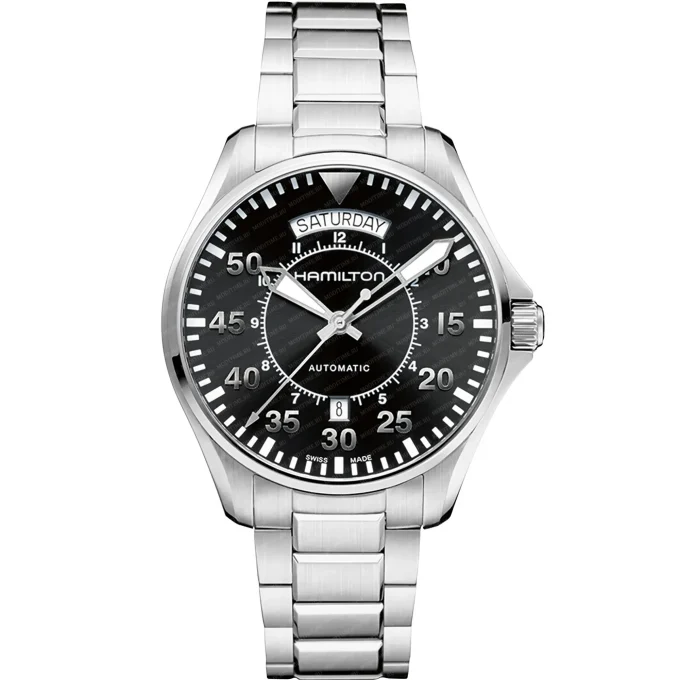 Hamilton Khaki Aviation Pilot Day Date Auto H64615135