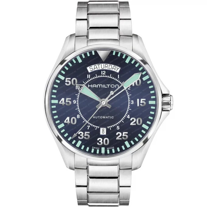 Hamilton Khaki Aviation Pilot Day Date Auto H64615145