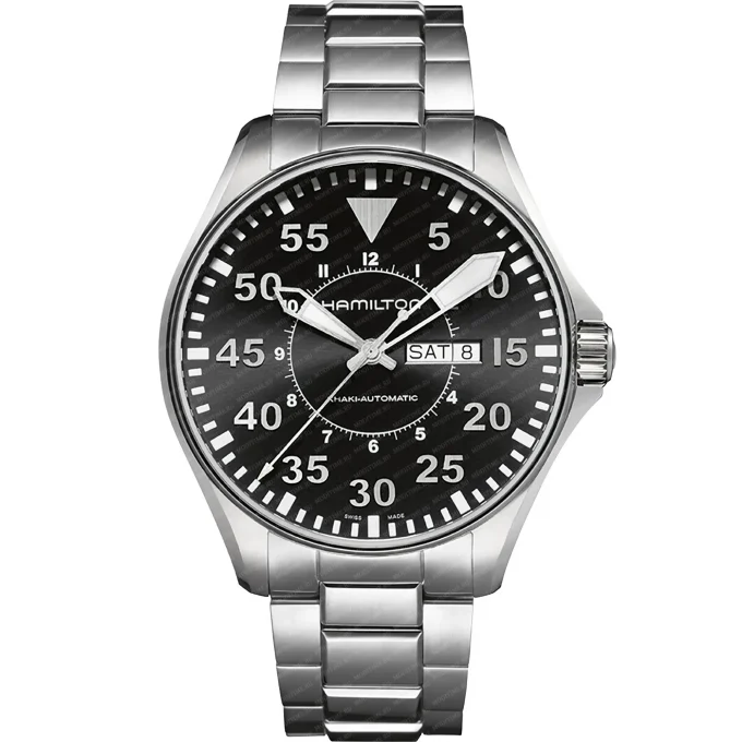 Hamilton Khaki Aviation Pilot Day Date Auto H64715135