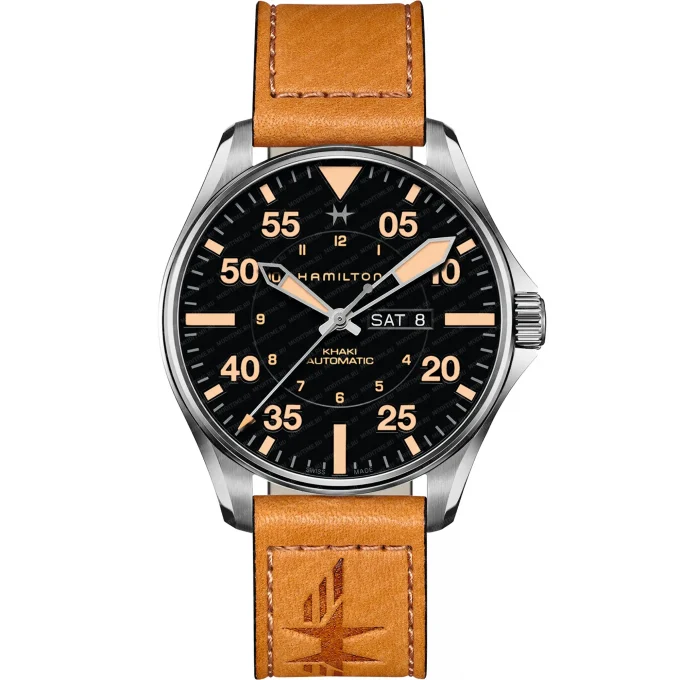 Hamilton Khaki Aviation Pilot Day Date Auto H64725531