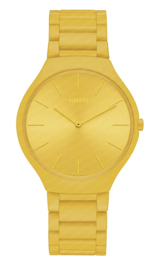 Rado True Round Thinline Les Couleurs™ Le Corbusier Sunshine yellow 4320W R27093632