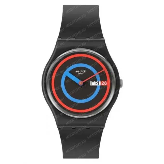 Часы SWATCH SO28B706 CIRCLING BLACK Gent a New Gent