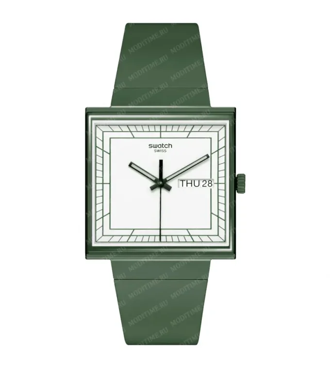 Часы SWATCH SO34G700

WHAT IF…GREEN?
BioCeramic