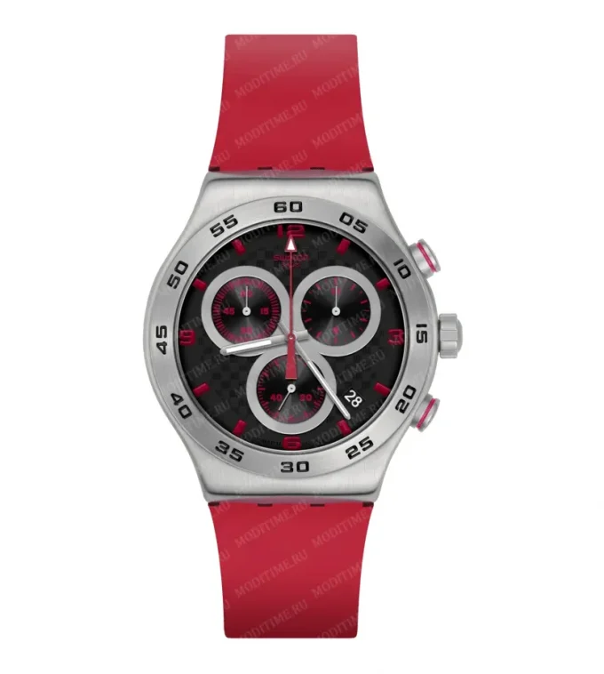 Часы SWATCH YVS524

CRIMSON CARBONIC RED
Irony Chrono